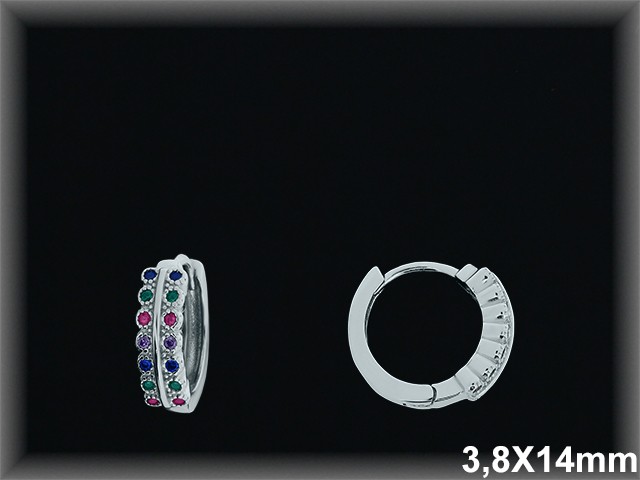 Mayorista de Plata de Aros ref AZ384T  Aros de Plata al por Mayor