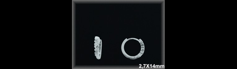 Mayorista de Plata de Aros ref AZ391  Aros de Plata al por Mayor