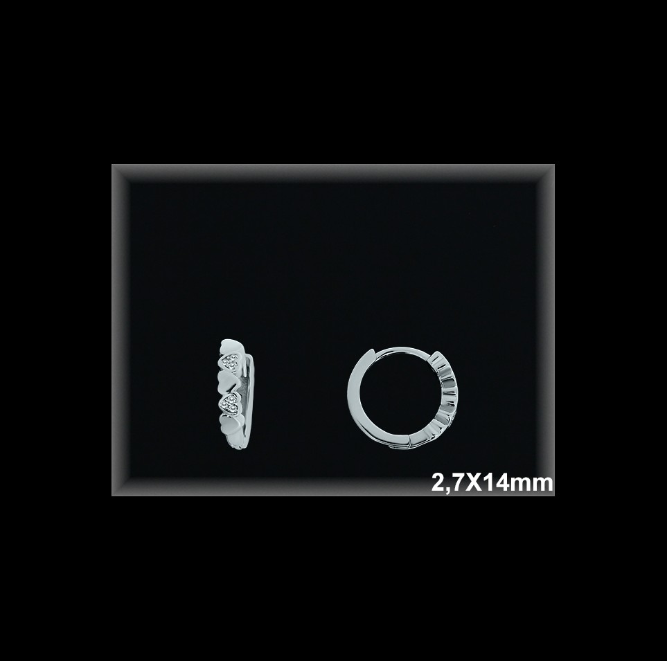 Mayorista de Plata de Aros ref AZ391  Aros de Plata al por Mayor