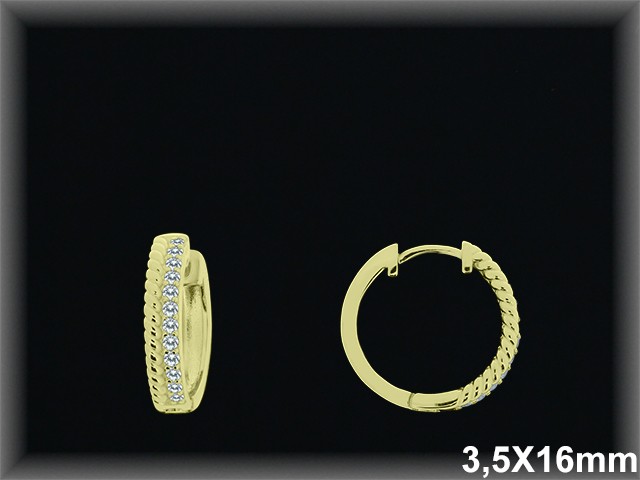 Mayorista de Plata de Aros ref AZ392C  Aros de Plata al por Mayor
