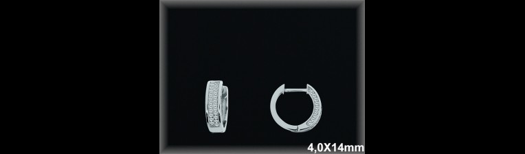Mayorista de Plata de Aros ref AZ394  Aros de Plata al por Mayor