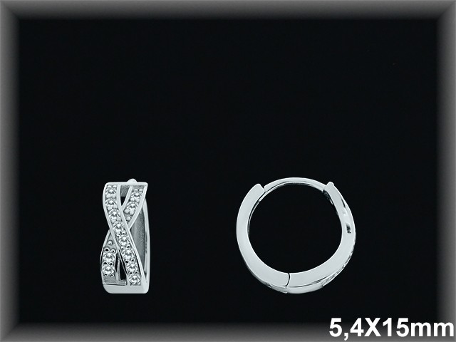 Mayorista de Plata de Aros ref AZ396  Aros de Plata al por Mayor