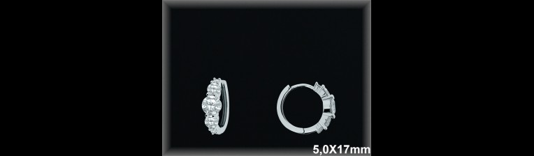 Mayorista de Plata de Aros ref AZ397  Aros de Plata al por Mayor
