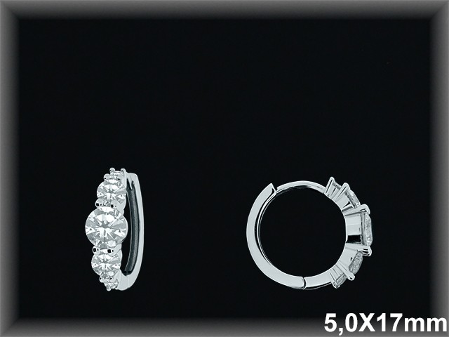Mayorista de Plata de Aros ref AZ397  Aros de Plata al por Mayor