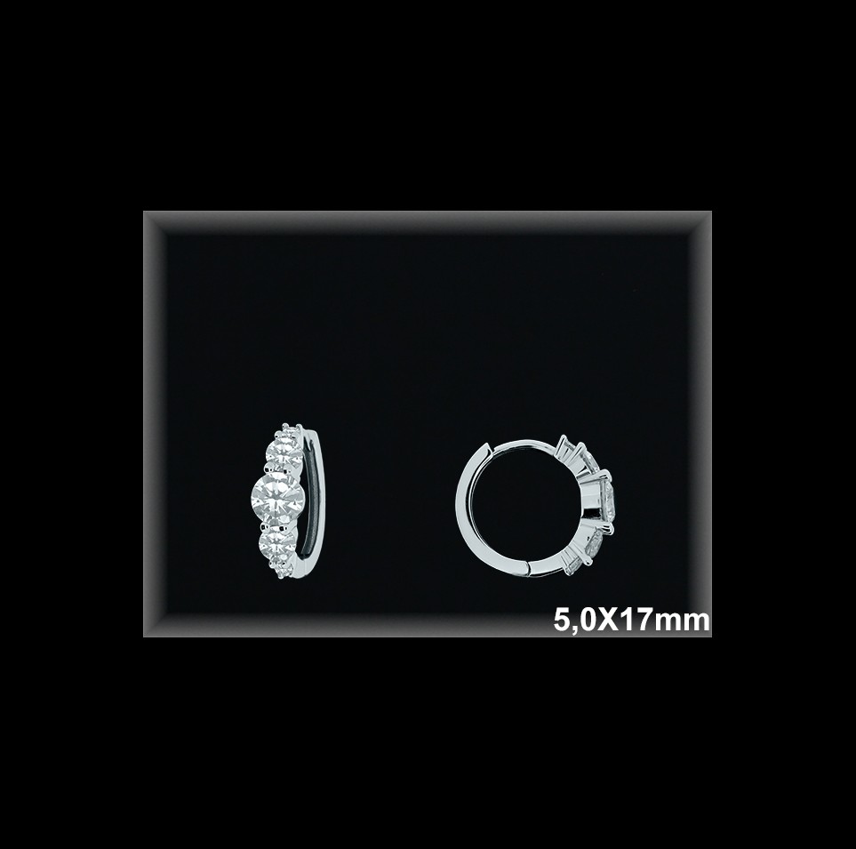 Mayorista de Plata de Aros ref AZ397  Aros de Plata al por Mayor