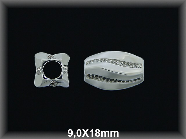 Fornituras de Plata 925 al Por Mayor ref FX207BN | Mayorista