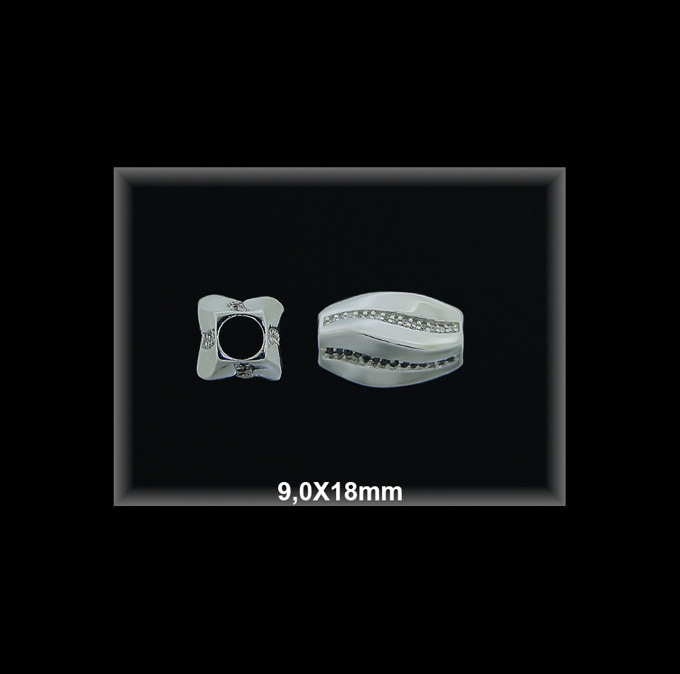 Fornituras de Plata 925 al Por Mayor ref FX207BN | Mayorista