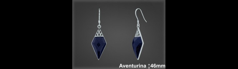 Pendientes de Plata al Por Mayor ref G8536  Mayorista de pendientes de Plata