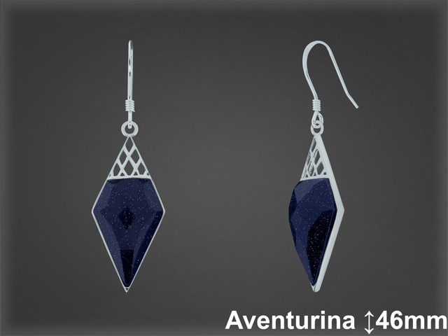 Pendientes de Plata al Por Mayor ref G8536  Mayorista de pendientes de Plata