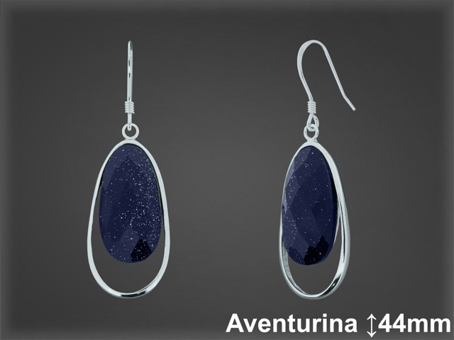 Pendientes de Plata al Por Mayor ref G8566  Mayorista de pendientes de Plata