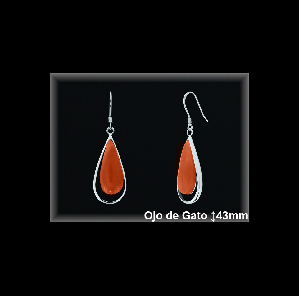 Mayorista de Plata en Pendientes ref J8590R  Pendientes de Plata al por Mayor