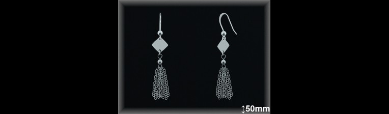 Mayorista de Plata en Pendientes ref L8026  Pendientes de Plata al por Mayor