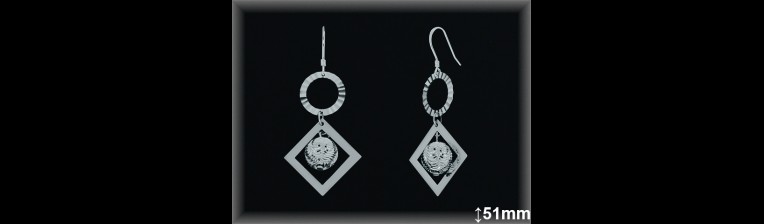 Mayorista de Plata en Pendientes ref L8511  Pendientes de Plata al por Mayor