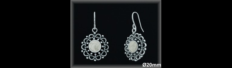 Mayorista de Plata en Pendientes ref LQ051  Pendientes de Plata al por Mayor