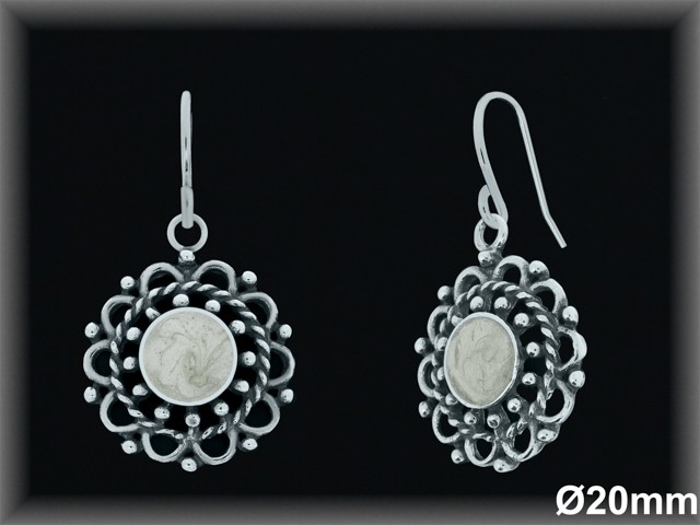 Mayorista de Plata en Pendientes ref LQ051  Pendientes de Plata al por Mayor