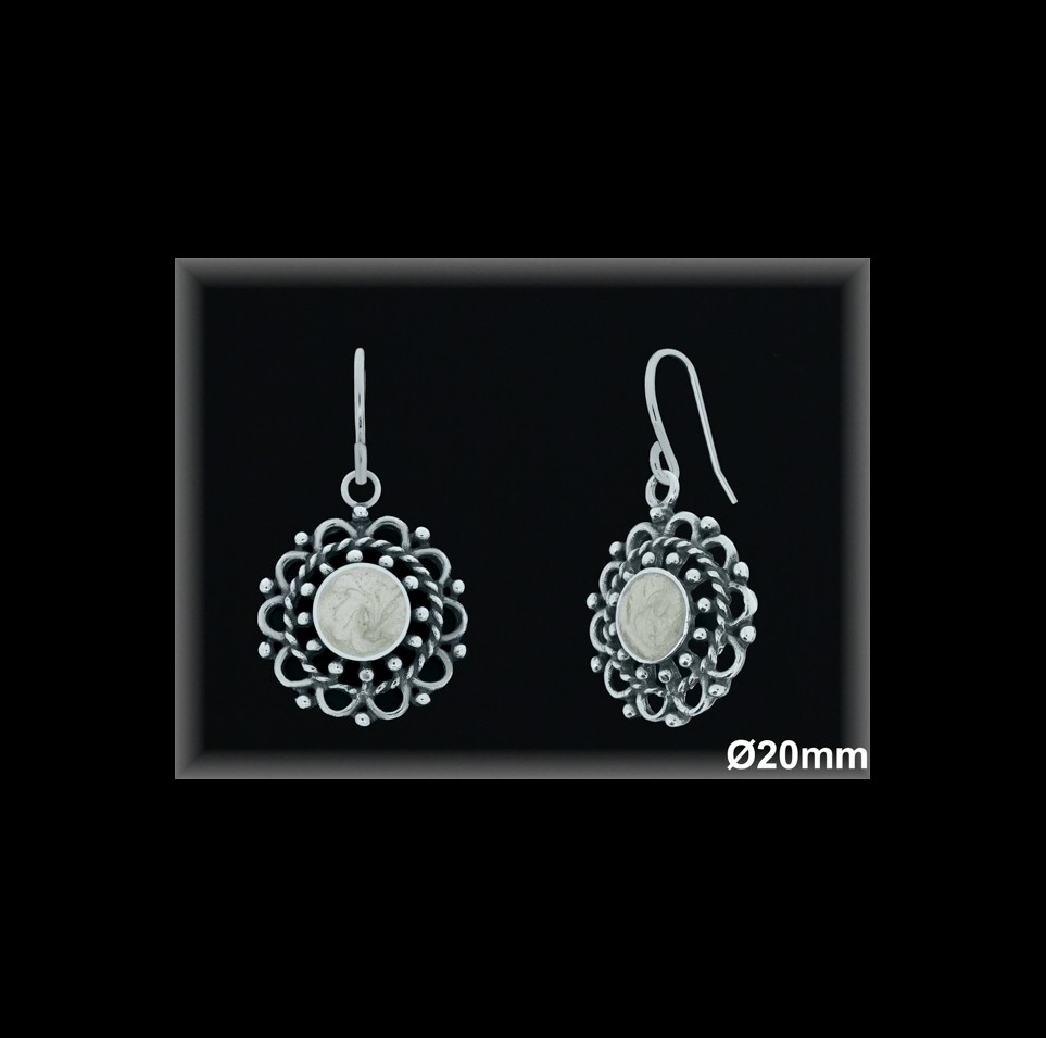 Mayorista de Plata en Pendientes ref LQ051  Pendientes de Plata al por Mayor