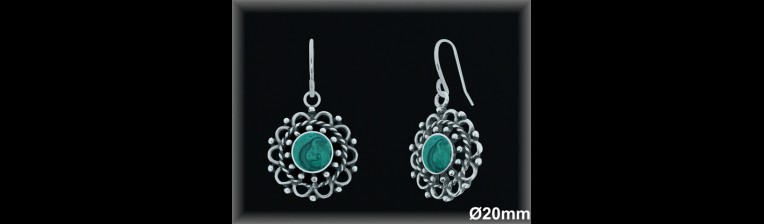Mayorista de Plata en Pendientes ref LQ051D  Pendientes de Plata al por Mayor