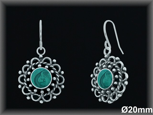 Mayorista de Plata en Pendientes ref LQ051D  Pendientes de Plata al por Mayor