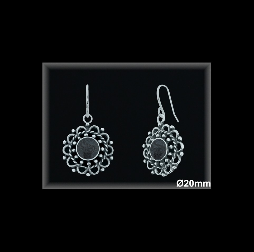 Mayorista de Plata en Pendientes ref LQ051NN  Pendientes de Plata al por Mayor