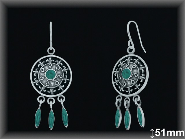 Mayorista de Plata en Pendientes ref LQ052D  Pendientes de Plata al por Mayor