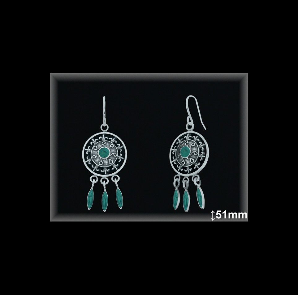 Mayorista de Plata en Pendientes ref LQ052D  Pendientes de Plata al por Mayor