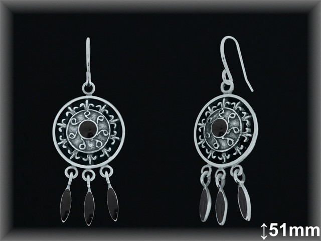 Mayorista de Plata en Pendientes ref LQ052N  Pendientes de Plata al por Mayor