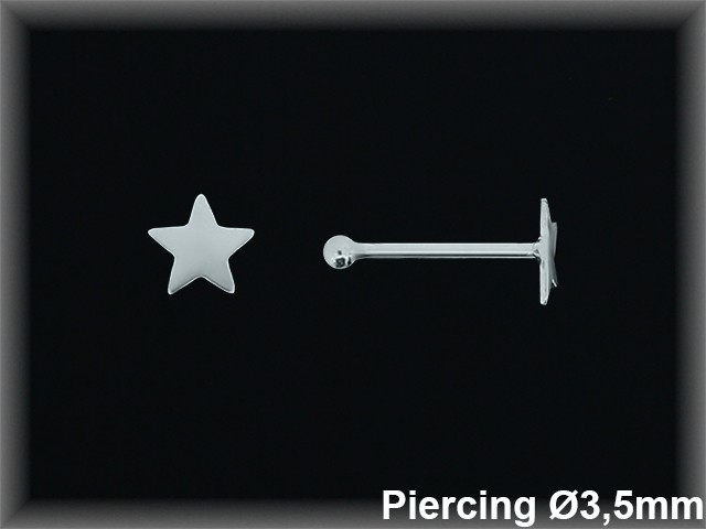 Piersing de Plata al Por Mayor ref ML611B  Mayorista de Piersing de Plata
