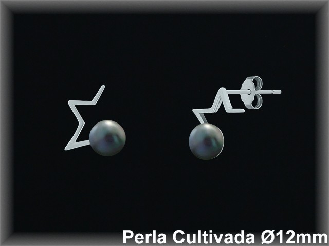 Pendientes de Plata al Por Mayor ref MR037G  Mayorista de pendientes en Plata