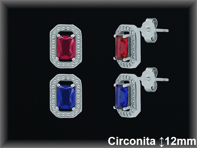 Pendientes de Plata al Por Mayor ref MZ016G  Mayorista de Pendientes de Plata
