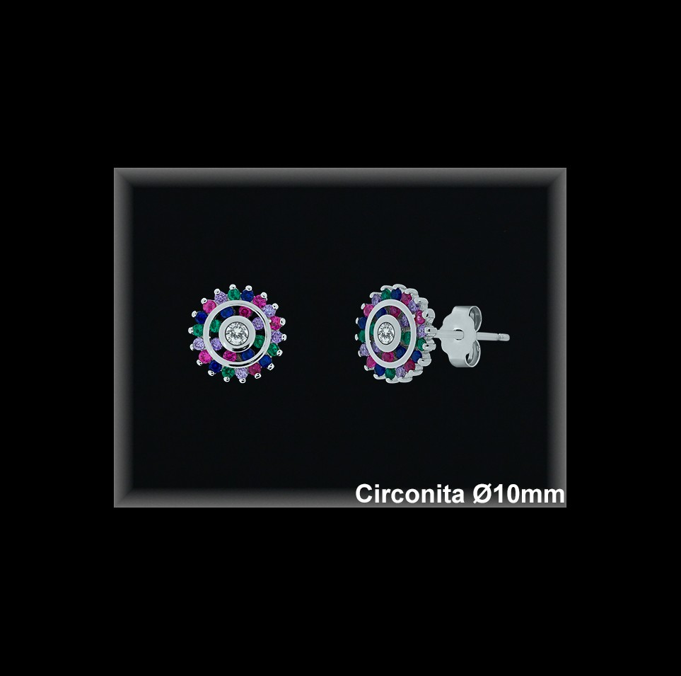 Pendientes de Plata al Por Mayor ref MZ129  Mayorista de Pendientes de Plata