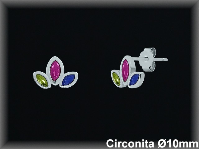 Mayorista de Plata en Pendientes ref MZ197  Pendientes de Plata al por Mayor