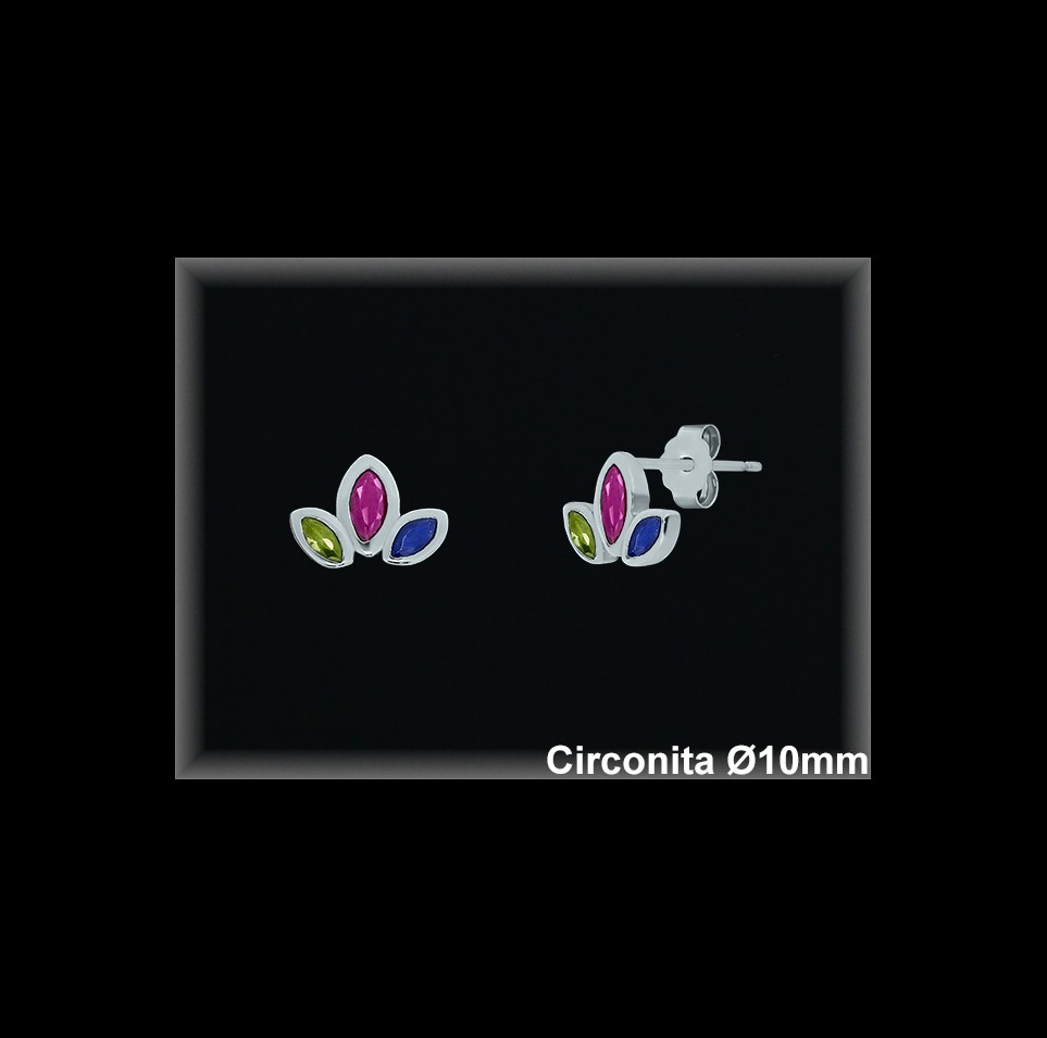 Mayorista de Plata en Pendientes ref MZ197  Pendientes de Plata al por Mayor