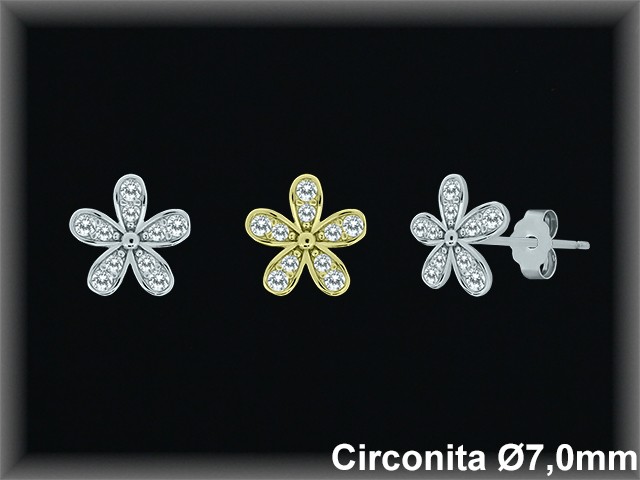 Mayorista de Plata en Pendientes ref MZ206C  Pendientes de Plata al por Mayor