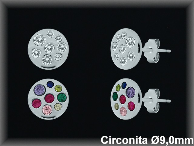 Mayorista de Plata en Pendientes ref MZ254  Pendientes de Plata al por Mayor