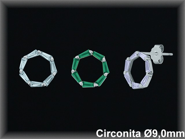 Mayorista de Plata en Pendientes ref MZ255D  Pendientes de Plata al por Mayor