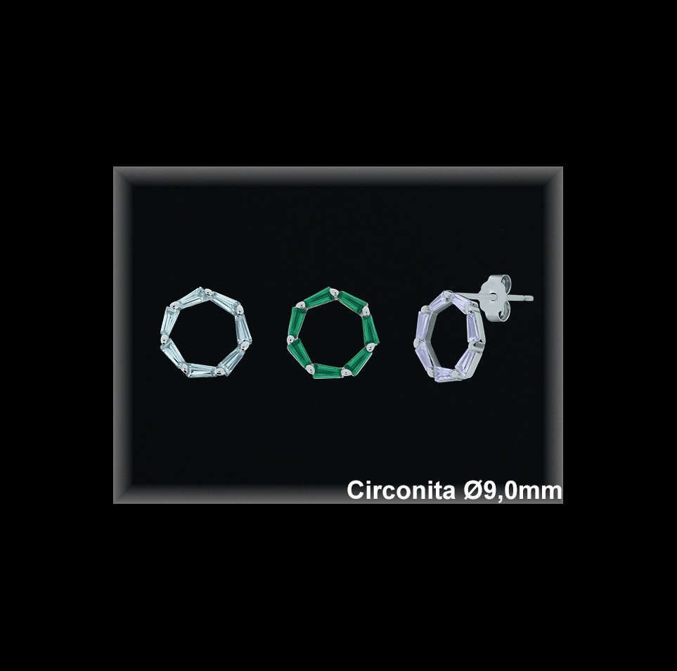 Mayorista de Plata en Pendientes ref MZ255D  Pendientes de Plata al por Mayor