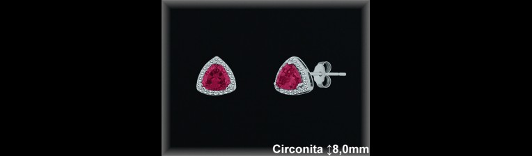 Pendientes de Plata al Por Mayor ref MZ507R  Mayorista de Pendientes de Plata