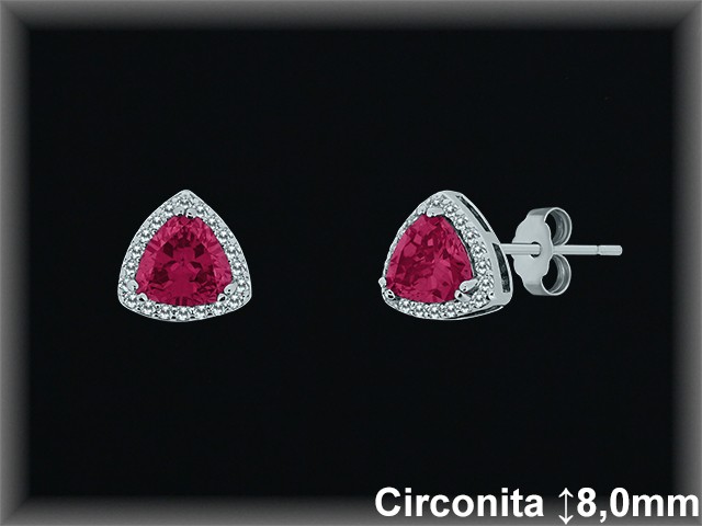 Pendientes de Plata al Por Mayor ref MZ507R  Mayorista de Pendientes de Plata