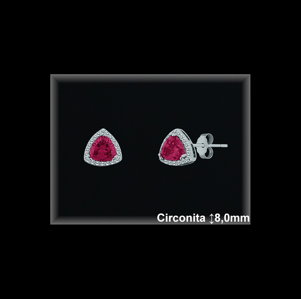 Pendientes de Plata al Por Mayor ref MZ507R  Mayorista de Pendientes de Plata