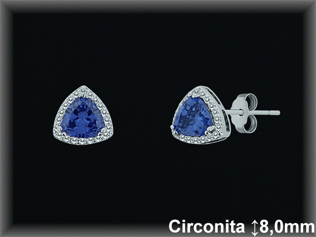 Pendientes de Plata al Por Mayor ref MZ507TZ  Mayorista de Pendientes de Plata
