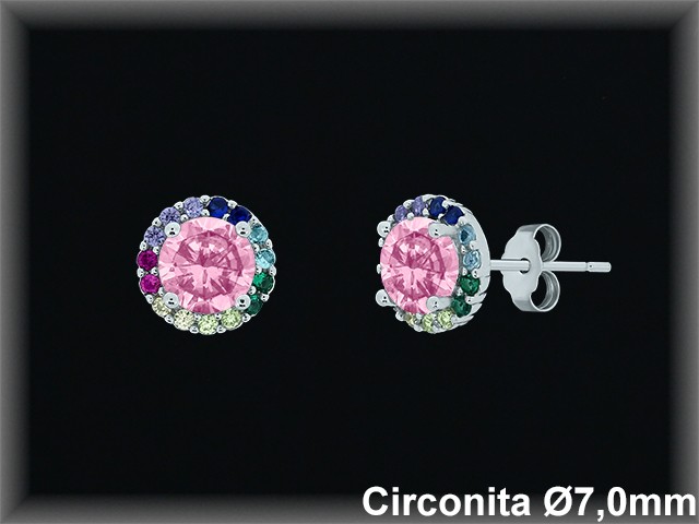Mayorista de Plata en Pendientes ref MZ509S  Pendientes de Plata al por Mayor