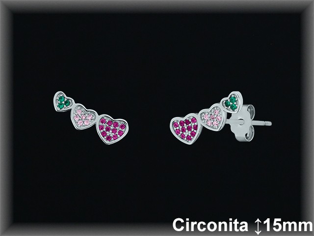 Mayorista de Plata en Pendientes ref MZ537T  Pendientes de Plata al por Mayor