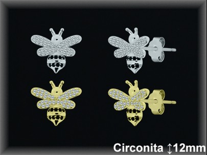 Pendientes de Plata al Por Mayor ref MZ542C  Mayorista de Pendientes de Plata