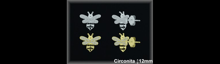 Pendientes de Plata al Por Mayor ref MZ542C  Mayorista de Pendientes de Plata