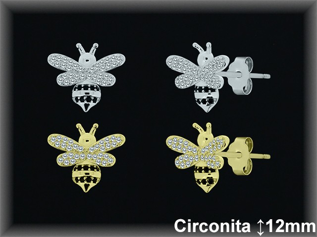 Pendientes de Plata al Por Mayor ref MZ542C  Mayorista de Pendientes de Plata
