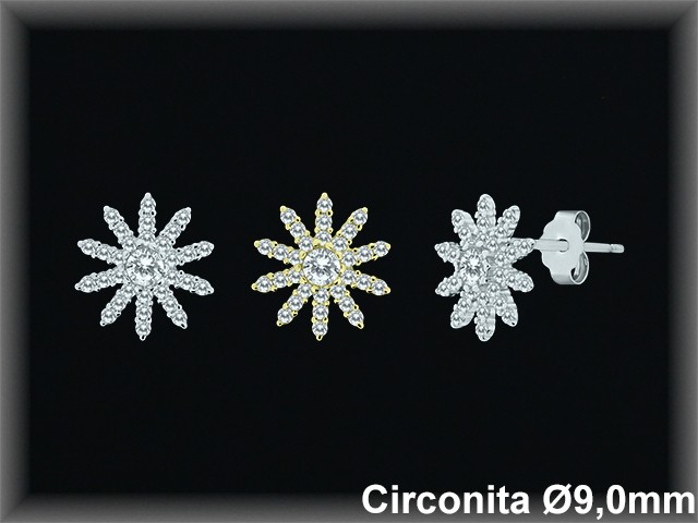 Mayorista de Plata en Pendientes ref MZ734C  Pendientes de Plata al por Mayor