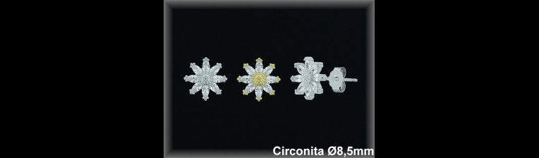 Mayorista de Plata en Pendientes ref MZ737C  Pendientes de Plata al por Mayor