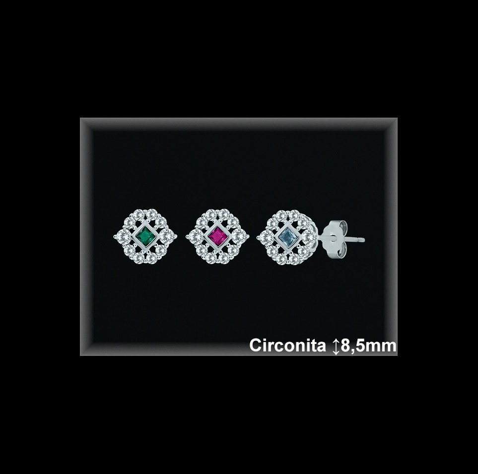Mayorista de Plata en Pendientes ref MZ747D  Pendientes de Plata al por Mayor