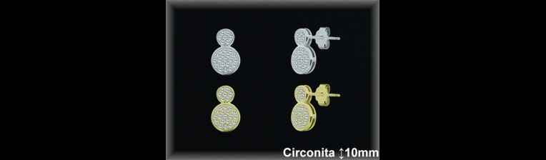 Pendientes de Plata al Por Mayor ref MZ748C  Mayorista de Pendientes de Plata