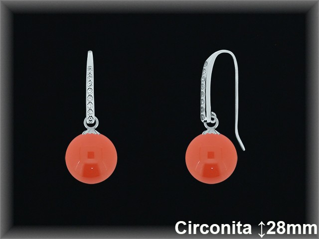 Pendientes de Plata al Por Mayor ref P8004R  Mayorista de pendientes de Plata